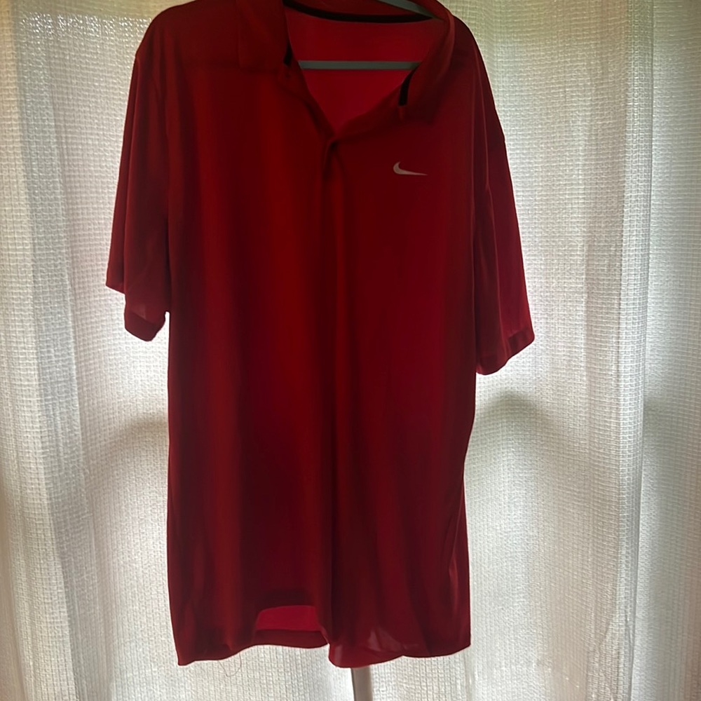 Nike Dri-Fit Polo 3XLT Red